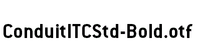 ConduitITCStd-Bold.otf