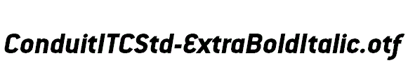 ConduitITCStd-ExtraBoldItalic.otf