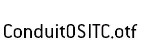 ConduitOSITC.otf