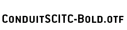 ConduitSCITC-Bold.otf