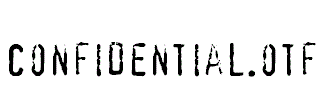 Confidential.otf
