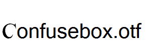 Confusebox.otf