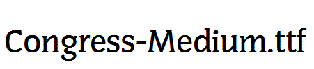 Congress-Medium.otf