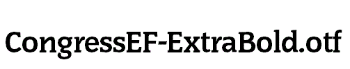 CongressEF-ExtraBold.otf