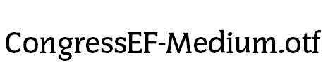 CongressEF-Medium.otf