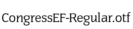 CongressEF-Regular.otf