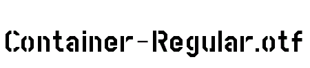 Container-Regular.otf
