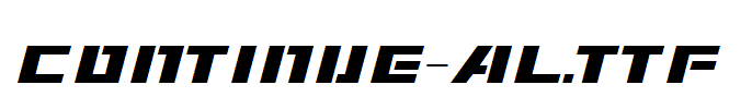 Continue-AL.TTF