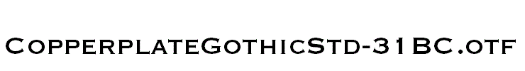 CopperplateGothicStd-31BC.otf