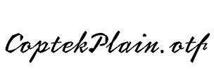 CoptekPlain.otf