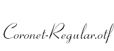 Coronet-Regular.otf