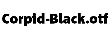 Corpid-Black.otf