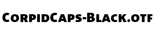 CorpidCaps-Black.otf