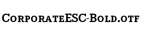 CorporateESC-Bold.otf