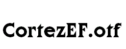 CortezEF.otf