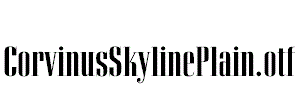 CorvinusSkylinePlain.otf