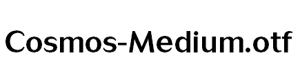 Cosmos-Medium.otf