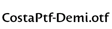 CostaPtf-Demi.otf