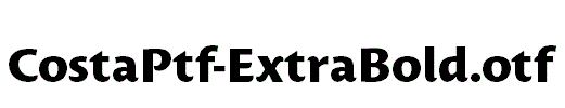 CostaPtf-ExtraBold.otf