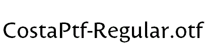 CostaPtf-Regular.otf
