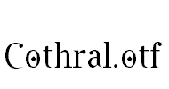 Cothral.otf