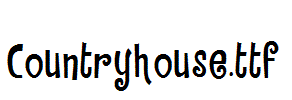 Countryhouse.ttf