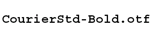 CourierStd-Bold.otf