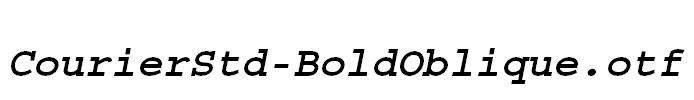 CourierStd-BoldOblique.otf