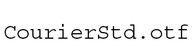 CourierStd.otf