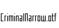 CriminalNarrow.otf
