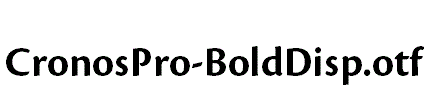 CronosPro-BoldDisp.otf