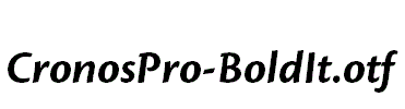 CronosPro-BoldIt.otf