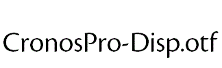 CronosPro-Disp.otf