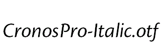 CronosPro-Italic.otf