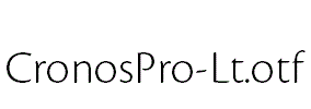 CronosPro-Lt.otf