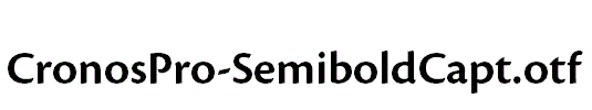 CronosPro-SemiboldCapt.otf