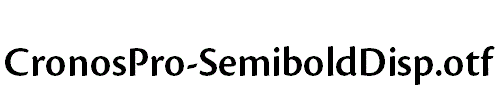 CronosPro-SemiboldDisp.otf