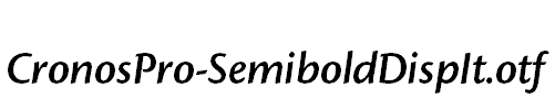 CronosPro-SemiboldDispIt.otf