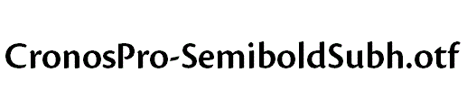 CronosPro-SemiboldSubh.otf