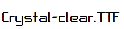 Crystal-clear.TTF