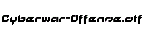 Cyberwar-Offense.otf