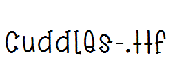 cuddles-.ttf