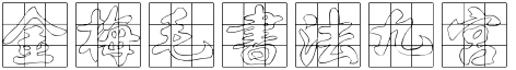金梅毛書法九宮字.TTF