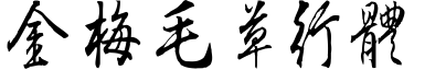 金梅毛草行體.ttf