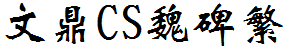 文鼎CS魏碑繁.TTF